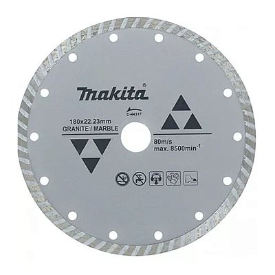 Disco Diamantado 180mm para Marm/Gran Standard Turbo D44317 Makita