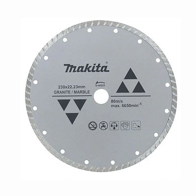 Disco Diamantado 230mm para Marm/Gr Standard Turbo D44323 Makita