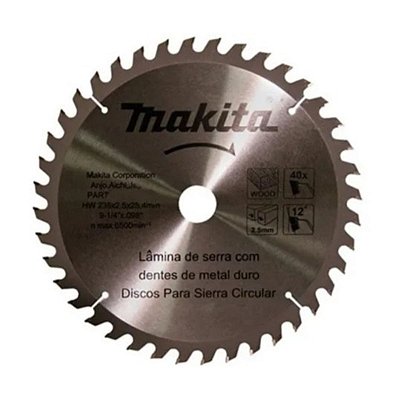 Disco Serra Circular 165 x 20 x 40 para Madeira D51328 Makita