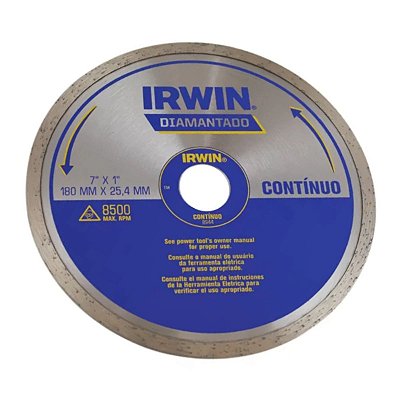 Disco Diamantado Liso Premium 180MMX25.0MM IW8944 Irwin