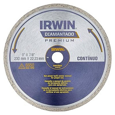Disco Diamantado Liso Premium 230MMX22.22MM IW8945 Irwin