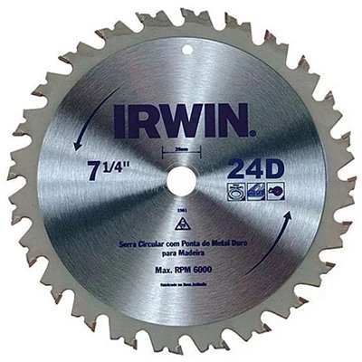 Disco Serra Circular Widea 7.1/4X24 20MM IW14107 Irwin