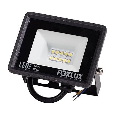 Refletor de Led 10W 3000K Amarela Bivolt LED38.10 Foxlux