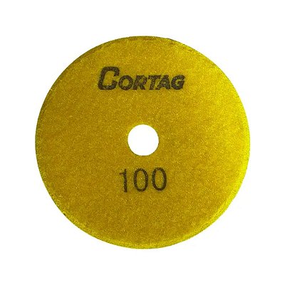 Disco Diamantado para Polimento Seco/Úmido 100mm G100 Cortag