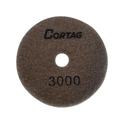 Disco Diamantado para Polimento Seco/Úmido 100mm G3000 Cortag