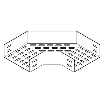 Curva Horizontal 90° 100 x 50mm BE-019 Bandeirantes