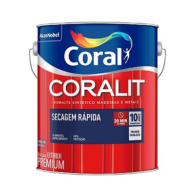 Esmalte Sintético Secagem Rápida 3L Branco Coral