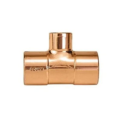 Tê de Redução de Cobre Nº 611-RC 28X22X28 Eluma