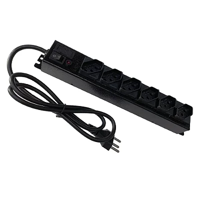 Filtro de Linha 6 Tomadas Bivolt Preto Fiolux 801689