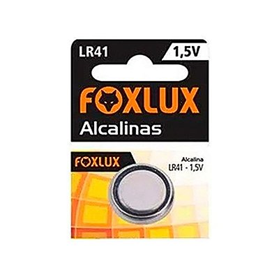 Bateria Alcalina 1,5V LR41 Unid. 95.13 Foxlux
