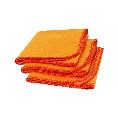 Flanela Laranja 27cm x 40cm 10.01.0001.0043/01 Hipertêxtil