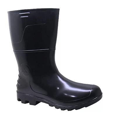 Bota Safety Boots em PVC Cano Medio 28 CF Preta N35 Kadesh
