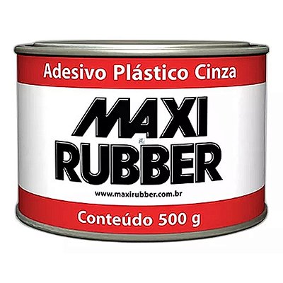 Massa Plastica 500g Cinza Maxi Rubber