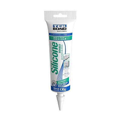 Silicone Base D'Água 130G Branco Tekbond