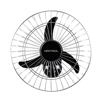 Ventilador Oscilante de Parede 50cm 220V Preto Ventisol