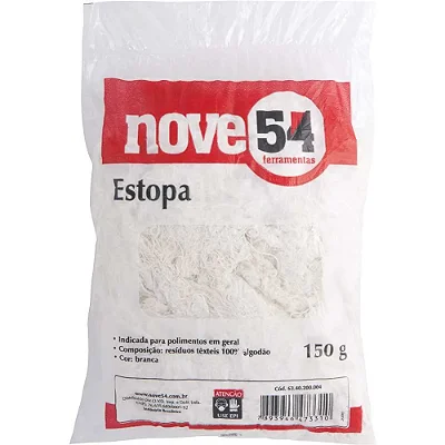 Estopa Branca para Polimento 150G Nove54 473310