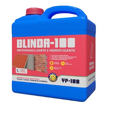Hidrofugante Natural para Telhas Tijolos Concretos 5L Blinda-100 YP-100