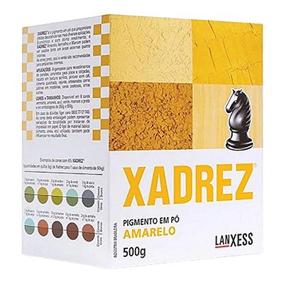 Pigmento em Pó Xadrez 500h Amarelo Lanxess