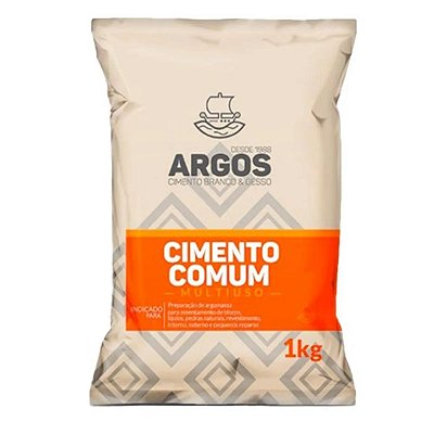 Cimento Comum 1Kg Cinza Argos