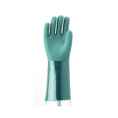 Luva de Borracha PVC 35/36cm Verde Jundtex