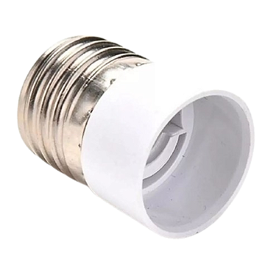 Adaptador Conversor Lâmpada E14 P/E27 1012 Voltaggio