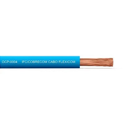 Cabo Flexível 50,00mm Azul Por Metro Cobrecom