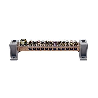 Barramento Neutro/Terra Sextavado/Phillips 8MM TCM-BTND-2X12+1 TCM