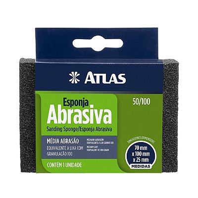 Esponja Média Abrasão 50/100 Atlas