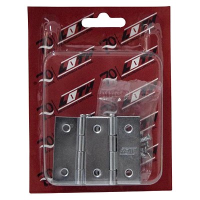 Dobradiça Pino Solto Real 1,5" Zincado 3 Peças 43516 Loth