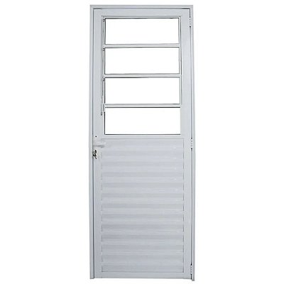 Porta Basculante 210x80 Esquerda Alumínio Branco VMBOR 5817 Esquadrisul