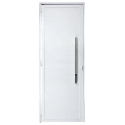Porta Lambril 210x90 Direita Alumínio Branco 6348 Esquadrisul