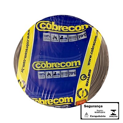 Cabo Flexível 2,5mm Marrom Blister C/50mCobrecom