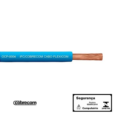 Cabo Flexível 50mm 750V Azul Por Metro Cobrecom 706775