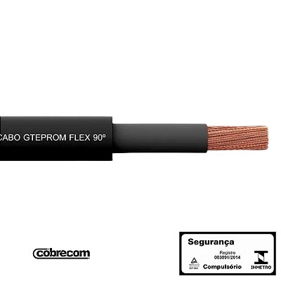 Cabo Flexível 70mm HEPR 0,6/1kV Preto Por Metro Cobrecom 706836