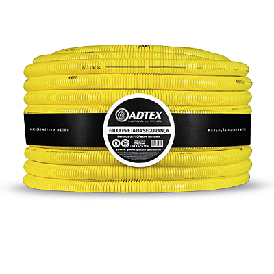 Conduíte Flexível Corrugado 20MM 15M Amarelo Adtex 819567