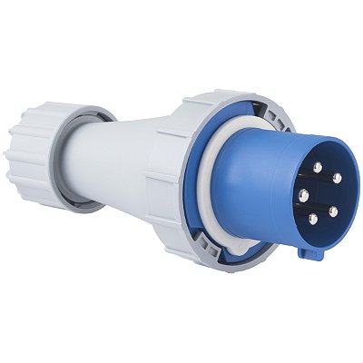 Plugue Industrial Azul 3P+N+T 63 A 220-250Vca 09H Tramontina 984163