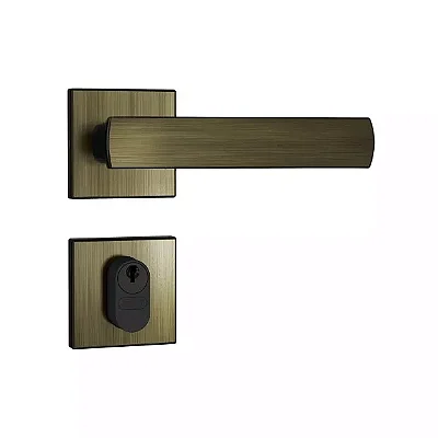 Fechadura Externa Antique E-coat 803/35 Roseta Quadrada Stam 417433