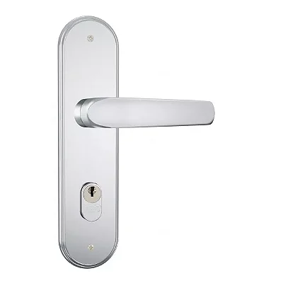 Fechadura Externa Cromado 1601/09 Espelho Inox Stam 335621