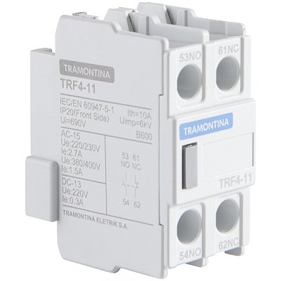 Contato Auxiliar Frontal P/Contator TRF4-11 1NF+1NA 58015302 Tramontina 935080