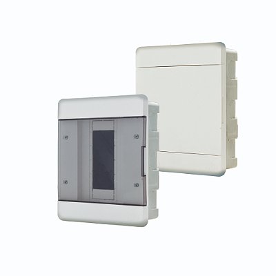 Quadro Distribuição Branco Embutir 6/8 Disjuntores C06B Canal 331826
