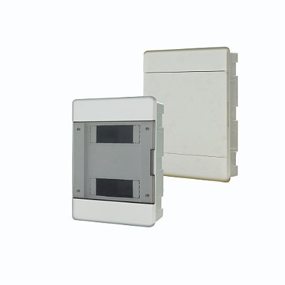 Quadro Distribuição Branco Embutir 12/16 Disjuntores C012B Canal 331857