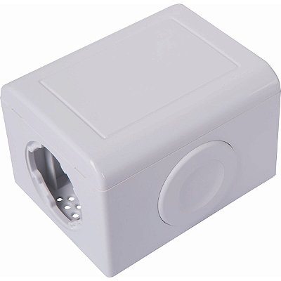 Caixa Branca Com Placa Cega P/Eletrodutos E Canaletas Lizflex 57304/052 Tramontina 946796