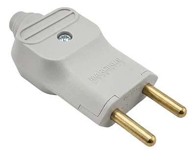 Pino Macho Cinza 2P 10A C/Prensa Cabos PLD11-2 Margirius 177278