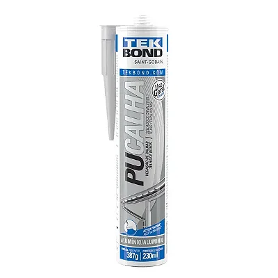 Adesivo PU Para Calha De Alumínio 387g/230ml Tekbond 425403