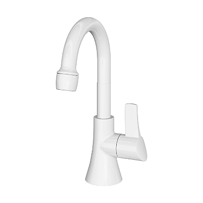 Torneira Para Lavatório De Mesa Bica Alta Citti 1195 F26 Branca 7110067 Lorenzetti 190005