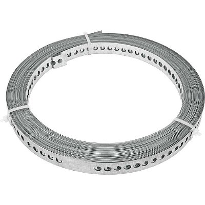 Fita Perfurada De Aço 17mmX0,4mmX10m 2808017010 Vonder 500528