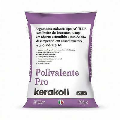 Argamassa Polivalente Pro AC3-DE Cinza 20KG Kerakoll 001418