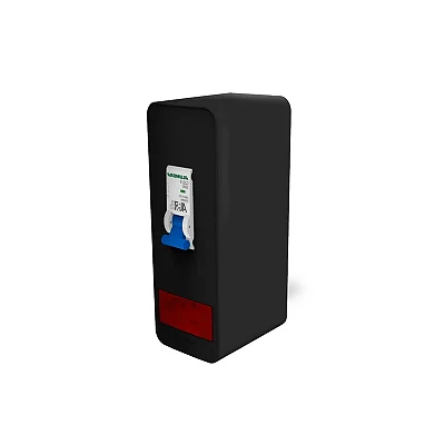 Caixa Slim Preto 8741 Proteção Individual P/Disj Unip/Bipolar + Tomada 2+T 20A Alumbra 987411