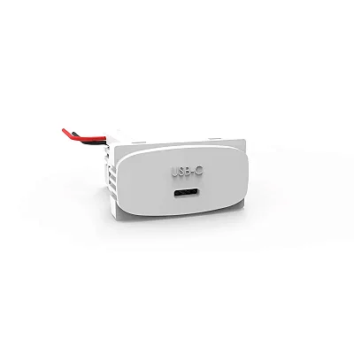 Modulo Tomada USB-C Gracia Branco 85299 Multivolt 25W Alumbra 904173