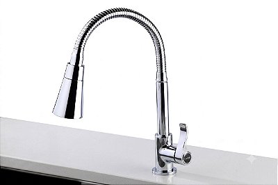 Torneira Para Cozinha De Mesa A Tubo Gourmet 7269C65 Soft Bica Movel ART 1/4 Volta Carneiro 010362